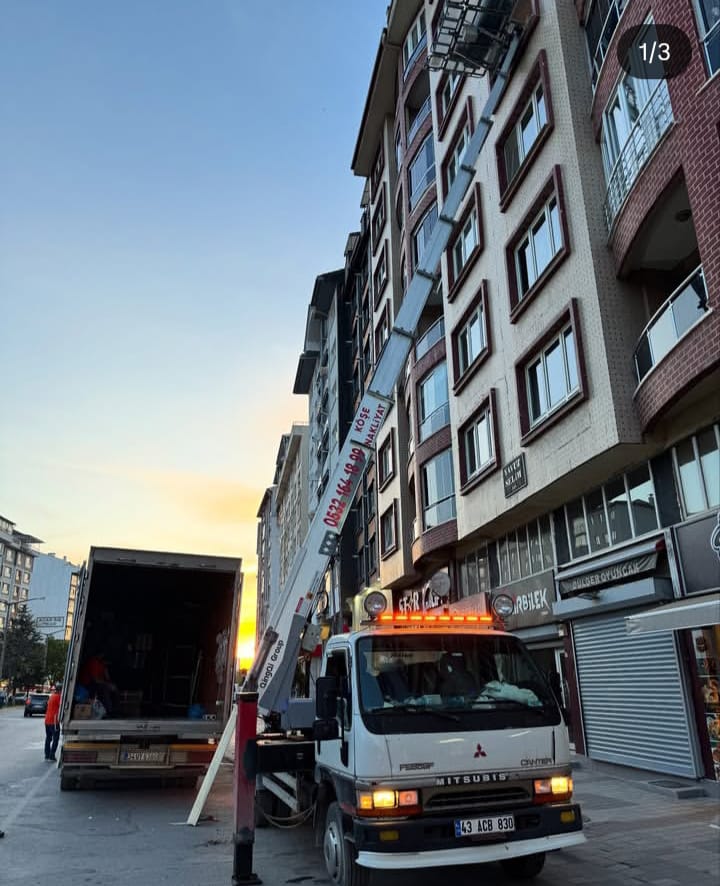Köşe Evden Eve Asansörlü Nakliyat | Kütahya
